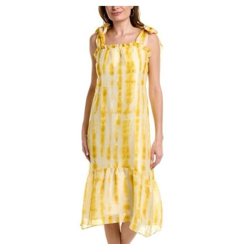 Marie Oliver linen and silk sundress